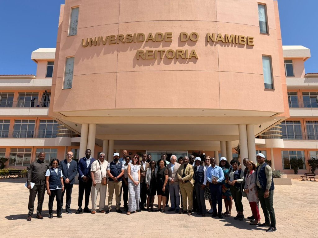 Celebración de la Segunda Reunión Presencial del Proyecto Erasmus+ AngoSAP (101128979 — AngoSAP — ERASMUS-EDU-2023-CBHE) en la Universidad de Namibe (UNINBE), proyecto coordinado por la Universidad de Cádiz (UCA).