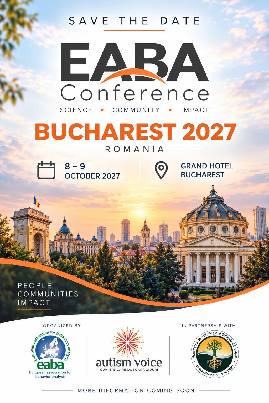 La Conferencia EABA 2027 se celebrará en Bucarest